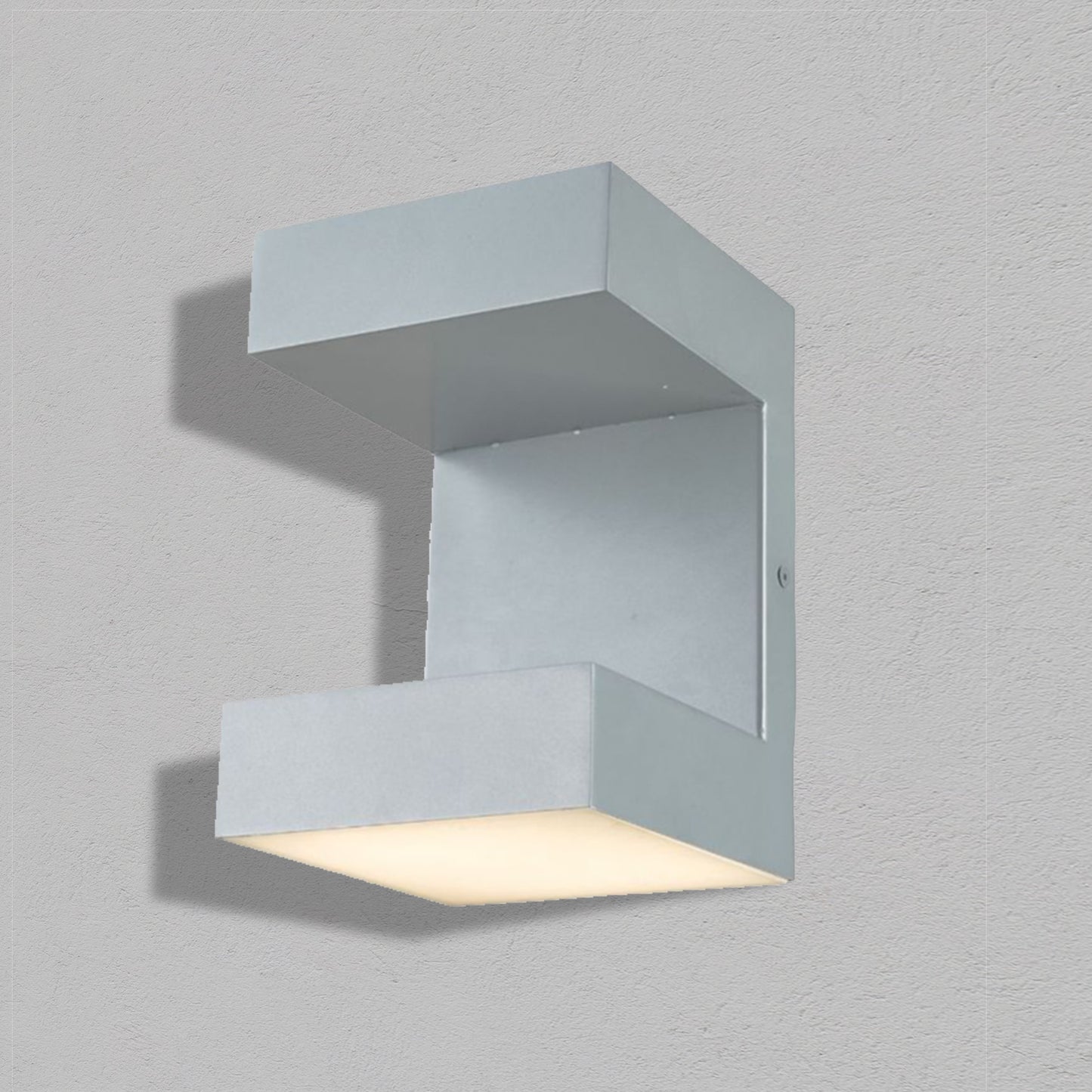 Modern | Over Under Wall Sconce SIlica color