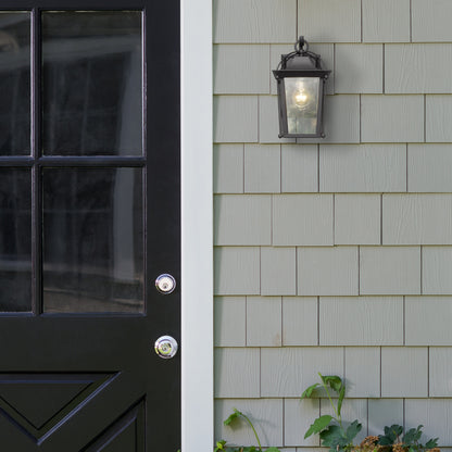 Traditional | Industrial-Inspired Lantern Medium Wall Sconce