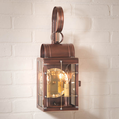 Hand-Crafted | Colonial | Hanging Wall Lantern