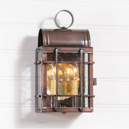 Vintage | French Colonial | Small Caged Wall Lantern