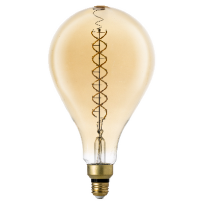 Amber PS52 Edison Oversized Light Bulb, 1 Bulb