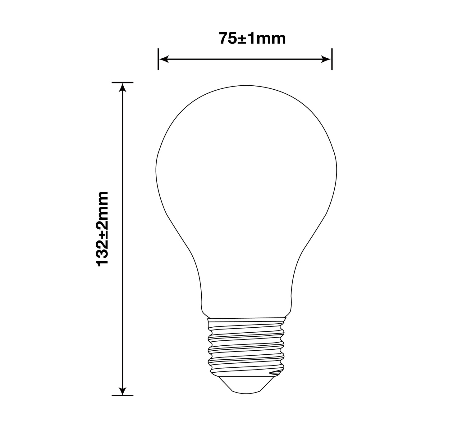 Colorful LED A Smart Bulb, 4 Pack